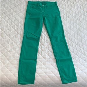 J Brand Green Skinny Jeans